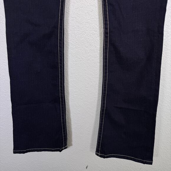 Y2K Jeans Womens 29 Skull Studded Low Rise Grunge Rawkn Denim by Key Closet NEW - Picture 7 of 16